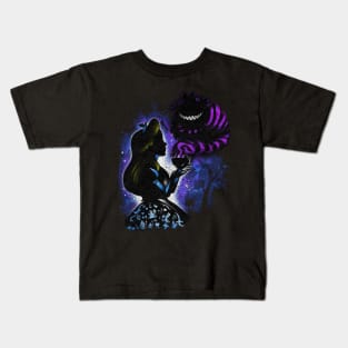 Alice and evil cat Kids T-Shirt